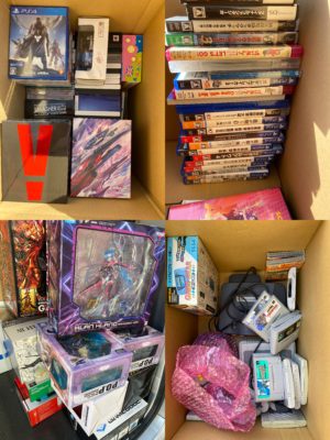 香川県さぬき市でゲームやフィギュアのお片付けをしました
