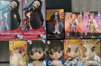 買取した鬼滅の刃プライズフィギュア