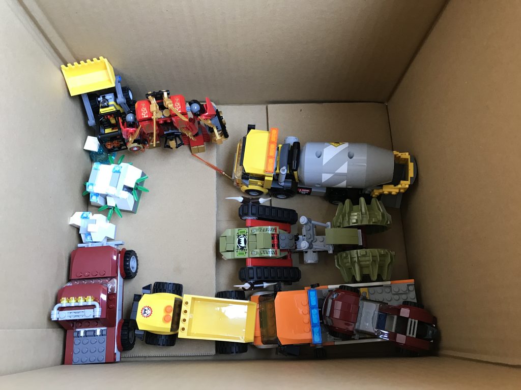 買取した組立済レゴブロックいろいろ