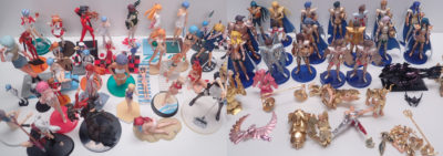 徳島県にて買取した聖闘士星矢や美少女フィギュア