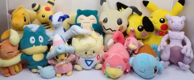 香川県にて買取したポケモンのぬいぐるみ