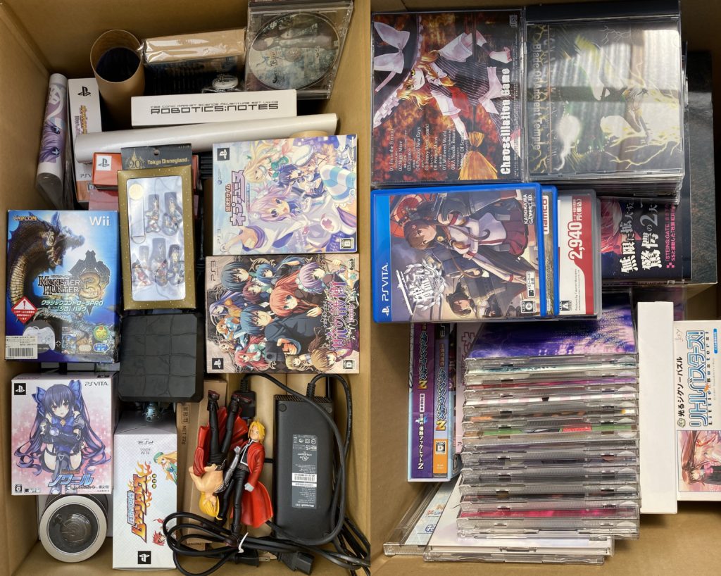 徳島県買取したゲームやアニメグッズの内容